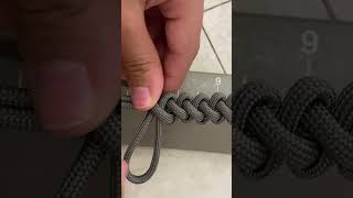 Making a bootlace paracord bracelet [upl. by Kcirb]