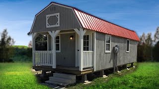 6000 Shed Turned Into An Affordable Tiny Home [upl. by Luhey769]