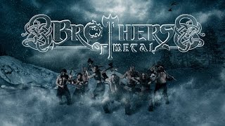 Brothers of Metal  Prophecy of Ragnarök Lyric Video [upl. by Ardnikal232]