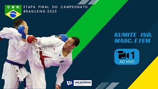 Etapa Final do Campeonato Brasileiro 2023  Kumite Ind Masc e Fem 1 [upl. by Lanza919]