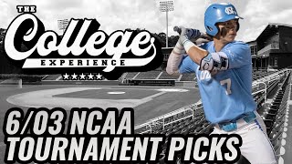 College Baseball Picks For 63  NCAA Baseball Tournament  The College Baseball Experience Ep 123 [upl. by Tnert133]