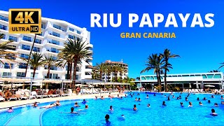 Gran Canaria Playa del Inglés Hotel Riu Papayas All Inclusive July 2020 🥳 4K [upl. by Ayaladnot]