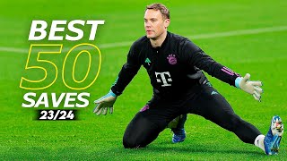 Best 50 Goalkeeper Saves 202324  HD 13 [upl. by Icak]