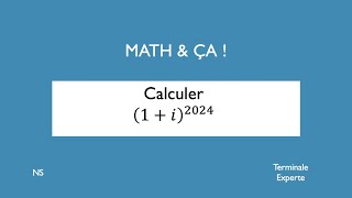 Calculer 1i2024 [upl. by Thadeus]