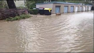 Überflutung Baden bei Wien Helenental 15 9 2024 flash flood [upl. by Anoel]