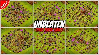 Best TH10 base Layout Copy Link  New INSANE Town Hall 10 WarTrophyFarming Base  Clash of Clans [upl. by Airpal387]