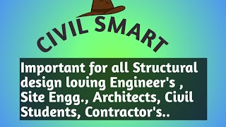 IMPORTANT FOR ALL STRUCTURAL DESIGN ENGG [upl. by Karlen309]