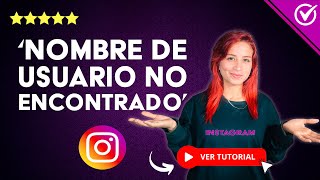 🔎​ Cómo Corregir el Problema de Instagram NOMBRE DE USUARIO NO ENCONTRADO ​🔎 [upl. by Erait]