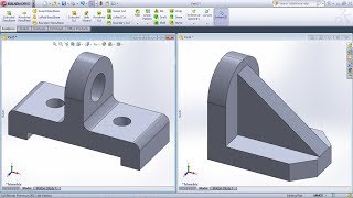 SolidWorks Practice Exercises for Beginners  5  SolidWorks Part Modeling Tutorial [upl. by Hairakcaz155]