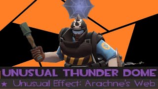 Team Fortress 2 Unusual Arachnes Web Thunder Dome Unboxing [upl. by Trebloc]