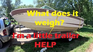 Big Boat Little Trailer Part 2 the dumping [upl. by Annert]