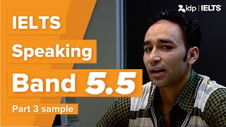 Band 55  IELTS Speaking test sample – Part 3 Balwinder [upl. by Barby835]