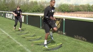 How to improve your speed stamina and strength  Soccer training drill  Nike Academy [upl. by Christiansen401]