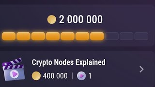 Crypto Nodes Explained TapSwap Code [upl. by Suk]