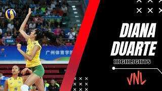 Diana Duarte HIGHLIGHTS  Brazil 🆚 USA  Womens VNL 2024 [upl. by Nie]