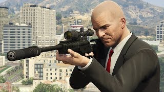 GTA 5  HITMAN Michael VS Assassination Missions Contract Killer [upl. by Lymn]