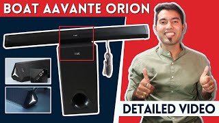 boAt New Aavante Bar Orion with 160W 21 CH BT v53 Soundbar🔥 Sound Test  Full Review [upl. by Rudiger]