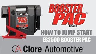 Booster Pac ES2500 Unit Jump Starting Guide  Clore Automotive [upl. by Maynard]