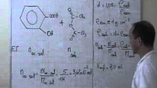 cours TS  chimie  fabrication de laspirine détermination du réactif limitant [upl. by Elleinet]