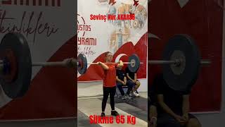 Sevinç Akarsu Silkme 65 Kg [upl. by Hugues]