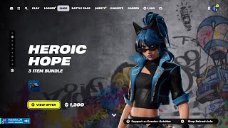 NEW FORTNITE HEROIC HOPESTAR WARS MARVEL BMW KAROL GTESLASMOKE DRAGON BUNDLE AUGUST 17 2024 [upl. by Morette968]