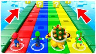 ¡Jugamos carreras de Lucky Blocks y más Minijuegos en Mario Party con TinenQa  Manucraft [upl. by Tsenrae]