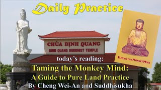 47 Taming the Monkey MindA Guide to Pure Land Practice by Cheng Weian and Suddhisukha [upl. by Avlem50]