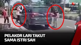 Bak Layangan Putus Pelakor di Cirebon Lari Saat Dikejar Istri Sah I tvOne Minute [upl. by Renat817]