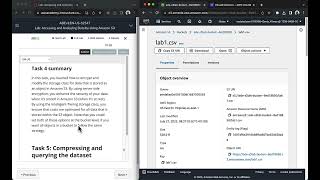 AWS Academy Data Engineering Lab Accessing and Analyzing Data by Using Amazon S3 [upl. by Anoved864]