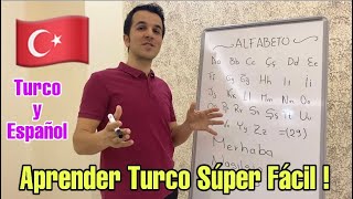 CLASES DE TURCO 1 MUY FÁCIL  Alfabeto  Frases de Amor en Turco💗🇹🇷 [upl. by Elletnuahc]