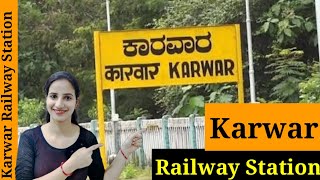 Karwar Railway StationKAWR  Trains Timetable Station Code Facilities ParkingATMHotel Neaby [upl. by Nashoma626]