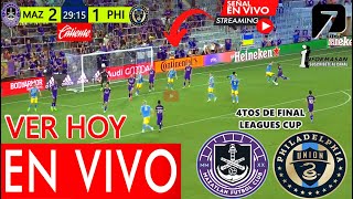 Mazatlán vs Philadelphia En Vivo DONDE VER DIA HORA MAZATLÁN VS PHILADELPHIA JUEGA Partido 4TOS [upl. by Onibag]