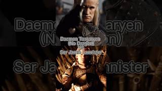 Daemon Targaryen VS Jamie Lannister Who would win gameofthrones houseofthedragon vs got hotd [upl. by Euqinobe]