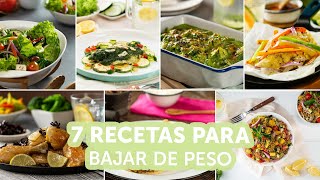 7 recetas para bajar de peso  Recetas kiwilimón [upl. by Ahsinoj54]