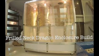 DIY Demo Frilled Neck Dragon Enclosure Build [upl. by Bab427]