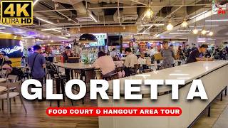 4K AMAZING Foods at GLORIETTA Mall  Food Choices amp Hangout Area  Makati Philippines [upl. by Orv]