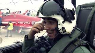 Red Arrows meet Silver Arrow with Lewis [upl. by Orenid]