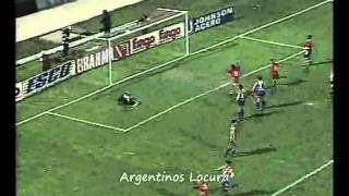 Golazo de Zermatten a Rosario Central Apertura 1997 [upl. by Ailimac]