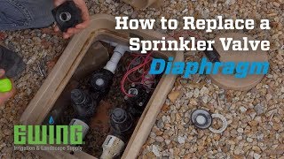 How to Replace a Sprinkler Valve Diaphragm [upl. by Nic]