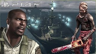 Resident Evil 5 PS4 Pro Mercenaries NO MERCY 1962k Ship Deck Josh FULL COMBO 60fps [upl. by Rori624]