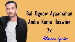 Xariir Ahmed Hees Cusub Bal Ogoow Ayaamahan 🎵 Lyrics  2018 [upl. by Chally321]