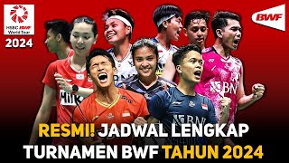 Ada Olimpiade Dan Thomas Uber Cup 2024 Jadwal Lengkap Turnamen Bulu Tangkis BWF 2024 calendarbwf [upl. by Ayenat]