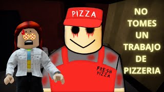 No ACEPTES un TRABAJO de NOCHE 🍕💀 ROBLOX I la experiencia de la pizzería  conichiwaplay [upl. by Anua816]