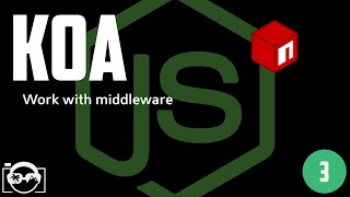 Koa  How to work with koa middleware  nodejs restful framework [upl. by Suiratnod]