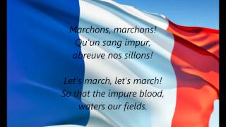 French National Anthem  quotLa Marseillaisequot FREN [upl. by Ynnor]