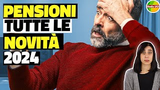 TUTTE LE NOVITÀ sulle PENSIONI con la LEGGE di Bilancio 2024 rivalutazione quota 103 opzione donna [upl. by Eilyk681]