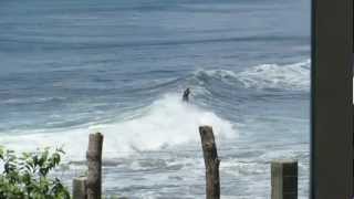 Surf Puerto sandino Nicaraguamov [upl. by Nnalyrehs]