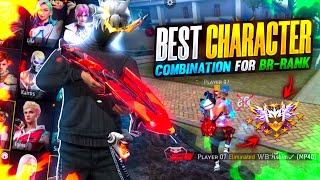 Best Character Combination For BR Rank BR Rank Best Character Combination  Win every BR Rank [upl. by Araz568]