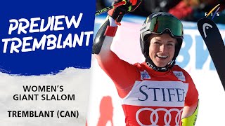 Brand new venue Tremblant to host two Womens Giant Slalom races  Audi FIS Alpine World Cup 2324 [upl. by Lodie]