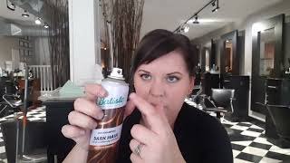 Howto use aerosol dry shampoo Batiste brand [upl. by Suidualc]